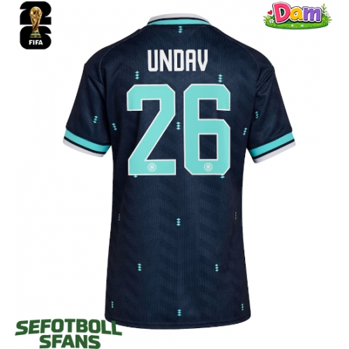 Tyskland Deniz Undav #26 Bortatröja Kvinnor VM 2026 Kortärmad
